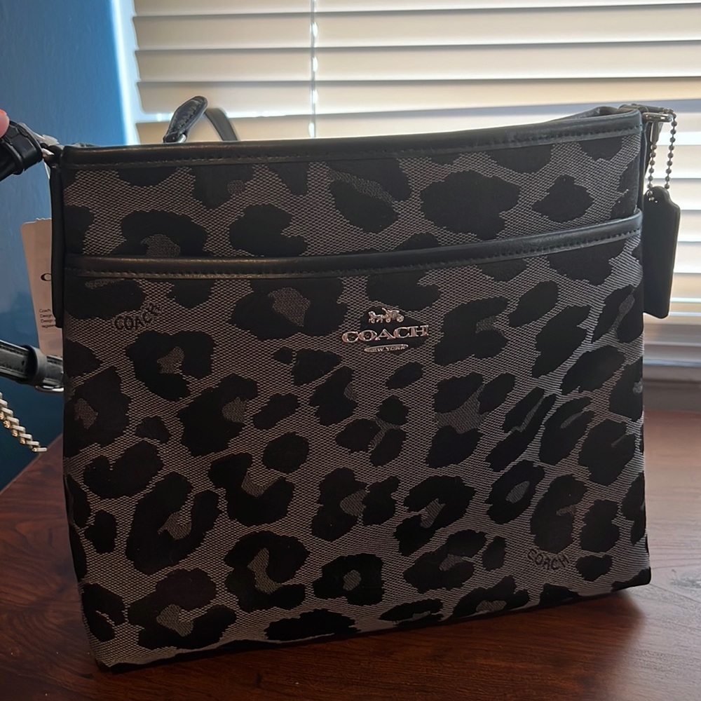 Coach Cheetah Crossbody! NEW